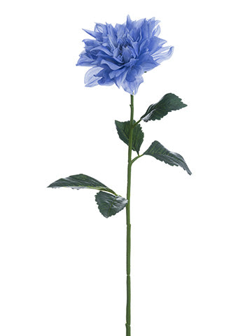 28" Dahlia Spray  Delphinium Blue (pack of 24)