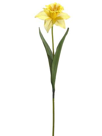 24" Daffodil Spray  Yellow (pack of 48)