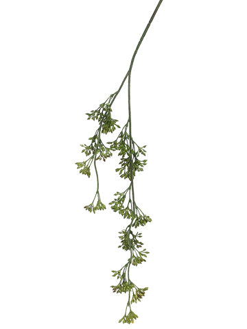 23" Seeded Eucalyptus Spray x2 Green (pack of 12)