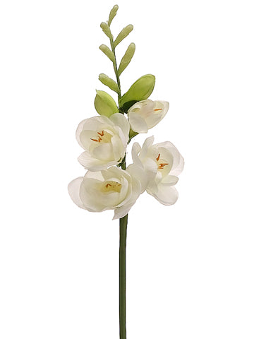 22" Freesia Spray  Cream (pack of 12)