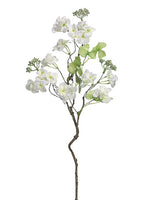 22" Hydrangea Spray  White (pack of 12)