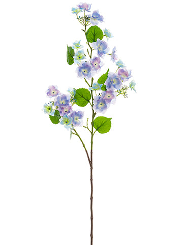 39" Hydrangea Spray  Lavender (pack of 6)