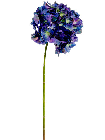 28" Hydrangea Spray  Purple Green (pack of 6)