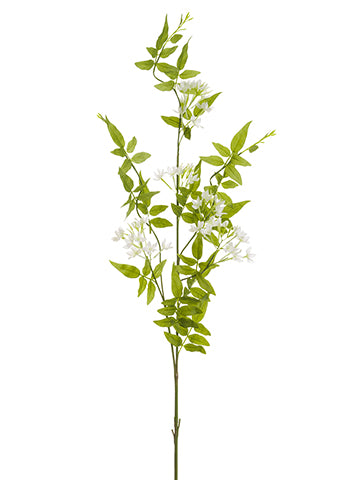 43" Jasmine Spray  White (pack of 12)