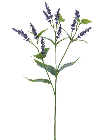 22" Hummingbird Mint Spray  Purple (pack of 12)