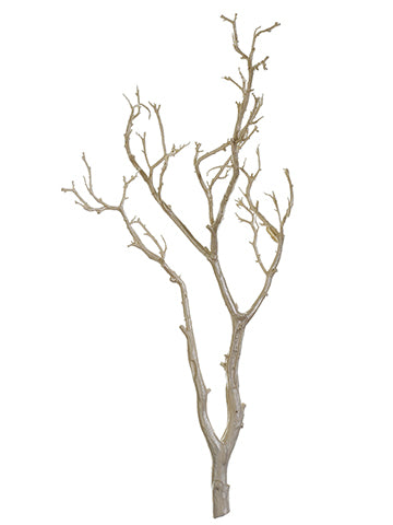 30" Manzanita Branch  Pearl (pack of 4)