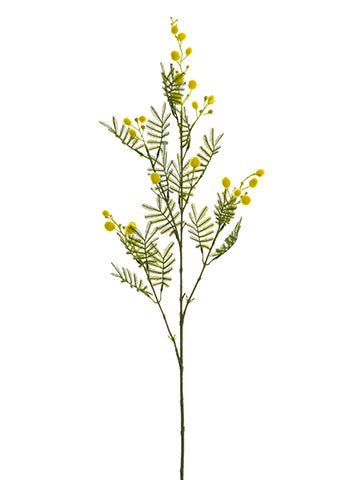 33" Mimosa Spray  Yellow (pack of 12)