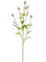 31" Mountain Flower Spray  White (pack of 12)