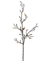 53" Magnolia Bud Spray  Cream (pack of 6)