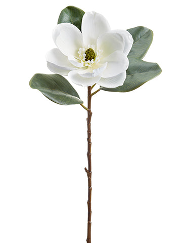29" Magnolia Spray  White (pack of 12)