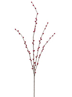 37" Mimosa Spray x4  Red (pack of 24)