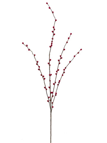 37" Mimosa Spray x4  Red (pack of 24)