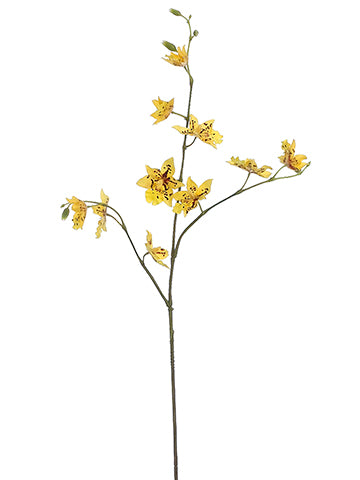 33" Oncidium Orchid Spray  Yellow (pack of 12)