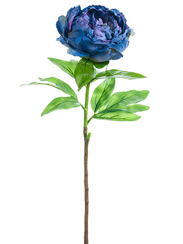 28" Peony Spray  Delphinium (pack of 12)