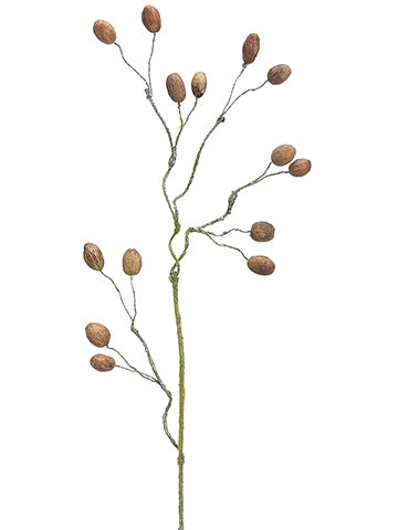 32" Pod Moss Spray  Brown Moss (pack of 12)