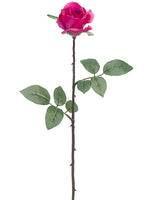 25.5" Rose Spray  Fuchsia (pack of 12)