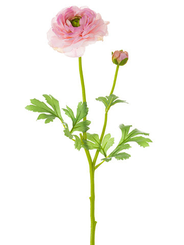 25" Ranunculus Spray  Pink Lilac (pack of 12)