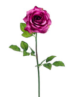 31" Leather-Look Open Rose Spray Orchid Two Tone (pack of 12)