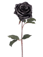 21.5" Black Magic Rose Spray  Black (pack of 12)