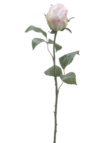 21.5" Rose Bud Spray  Pink Cream (pack of 12)