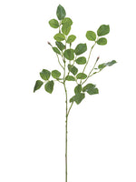 26.5" Sparkle Rose Leaf Spray  Green (pack of 12)