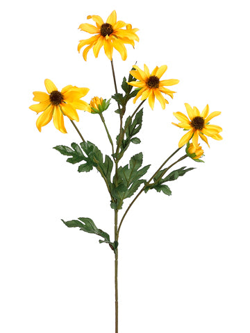 23" Rudbeckia Spray  Yellow (pack of 12)