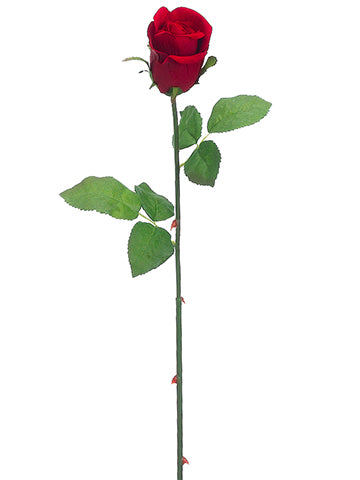 26" Velvet Rose Spray  Red (pack of 12)