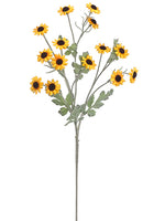 29" Mini Sunflower Spray  Yellow Gold (pack of 12)