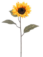 29" Sunflower Spray  Yellow Orange (pack of 24)