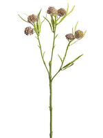 17" Plastic Sedum Spray  Lavender (pack of 12)