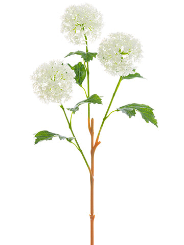 24" Snowball Spray  White (pack of 12)