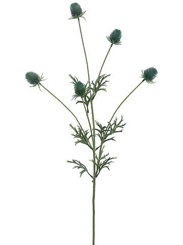 36" Thistle Spray  Blue Gray (pack of 12)