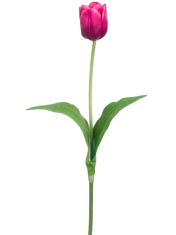 19" Dutch Tulip Spray  Two Tone Fuchsia (pack of 12)