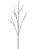 48" Pussy Willow Spray  Green (pack of 12)