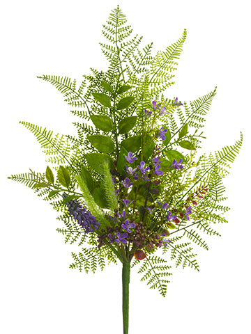 21.5" Lavender/Berry/Fern Spray Lavender Green (pack of 24)