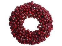 10" Rosehip Wreath  Red (pack of 6)