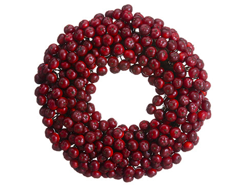 10" Rosehip Wreath  Red (pack of 6)