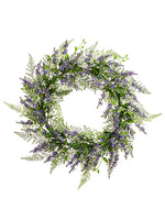 24" Lavender Wreath  Lavender (pack of 4)