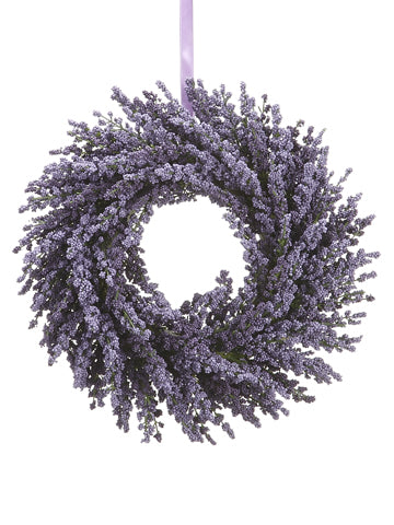 13" Lavender Wreath  Two Tone Lavender (pack of 6)
