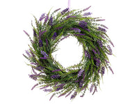 20" Lavender Twig Wreath  Two Tone Lavender (pack of 2)