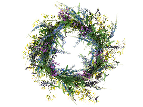 24" Lavender/Lilac Wreath  Purple Lavender (pack of 2)