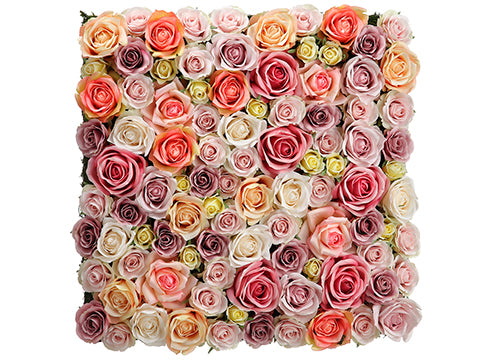 20"Wx20"L Rose Tile  Mixed (pack of 1)