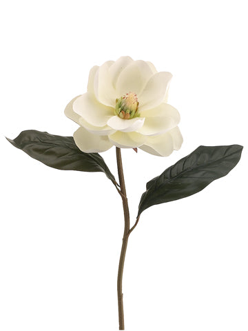 25" Magnolia Spray x1  Cream White (pack of 12)