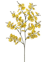28" Oncidium Orchid Spray  Yellow (pack of 12)