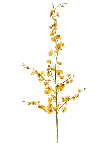 40" New Dancing Orchid Spray x77 Yellow (pack of 12)