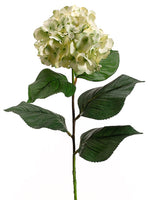 30" Pastoral Symphony Hydrangea Spray White Green (pack of 12)