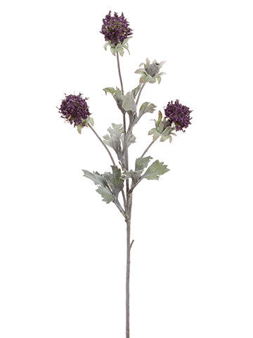 24" Mountain Straw Spray  Purple (pack of 12)