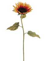 26" Sunflower Spray  Orange (pack of 12)