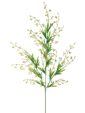 29" Mini Wild Flower Spray  Green (pack of 12)
