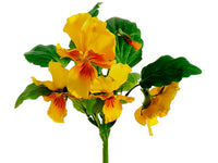 11" Pansy Bush  Yellow (pack of 12)
